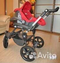 Детская коляска б/у, 3 в 1 Cam Италия и чехол