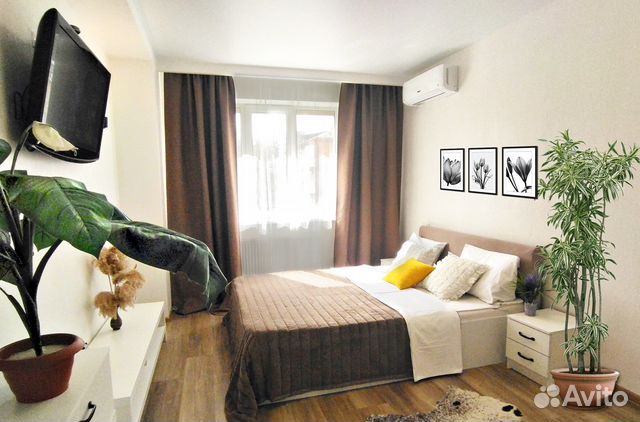 

1-к. квартира, 46 м², 2 кровати
