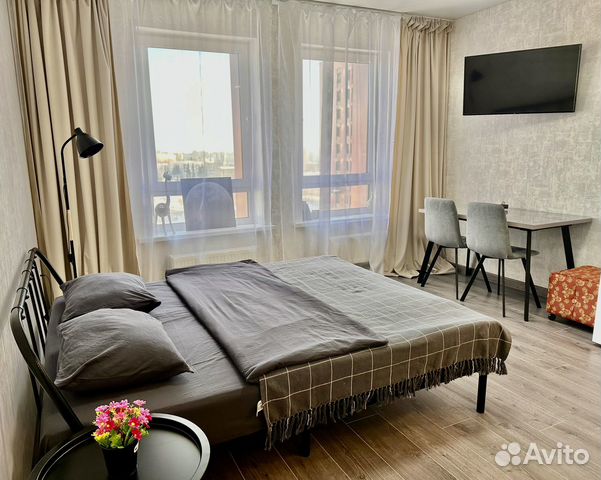 

Квартира-студия, 29 м², 1 кровать