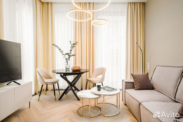 

Квартира-студия, 44 м², 2 кровати