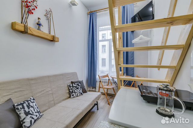 

Квартира-студия, 15 м², 2 кровати