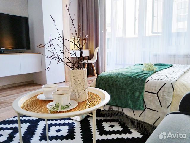 

Квартира-студия, 32 м², 2 кровати