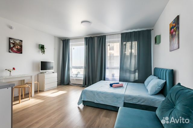 

Квартира-студия, 20 м², 2 кровати