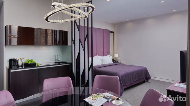 

Квартира-студия в апарт-отеле, 43,2 м², 15/85 эт.