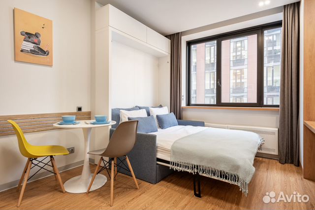 

Квартира-студия, 25 м², 1 кровать