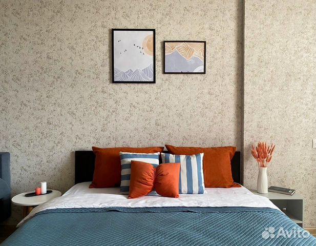 

1-к. квартира, 52 м², 3 кровати