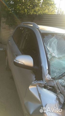 Бампер задний Нью Актион серебро б. у