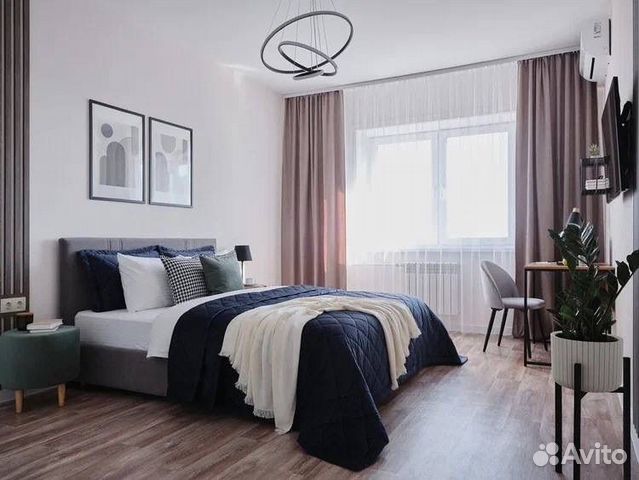 

1-к. квартира, 43 м², 2 кровати
