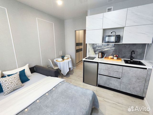 

Квартира-студия, 24 м², 1 кровать