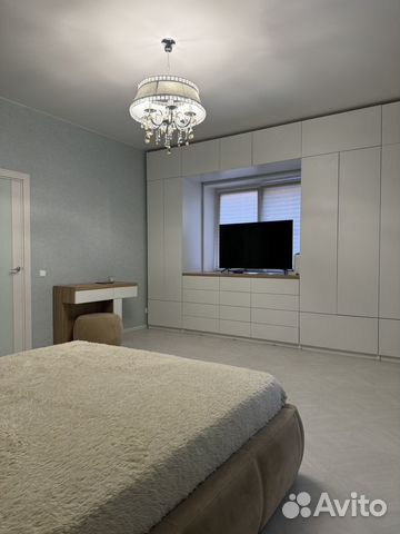

1-к. квартира, 54 м², 2 кровати