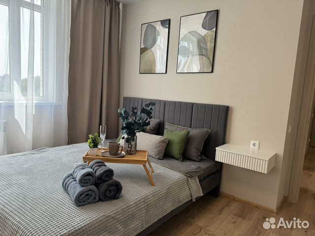 

1-к. квартира, 41 м², 2 кровати