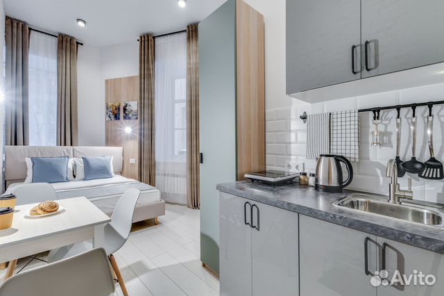 

Квартира-студия, 14 м², 1 кровать