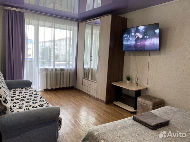

1-к. квартира, 37 м², 2 кровати