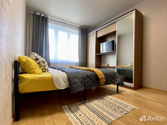 

1-к. квартира, 35 м², 3 кровати