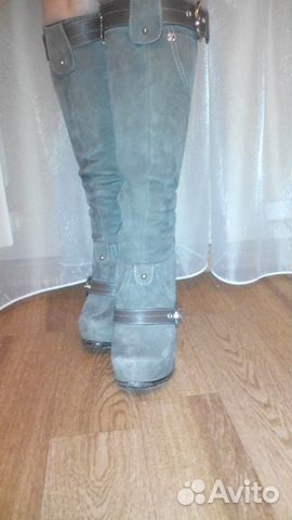 Сапоги зимние, натуральные почти новые Сапоги зимние, натуральные почти новые