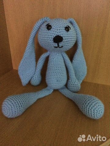 Игрушка вязанный заяц Игрушка вязанный заяц