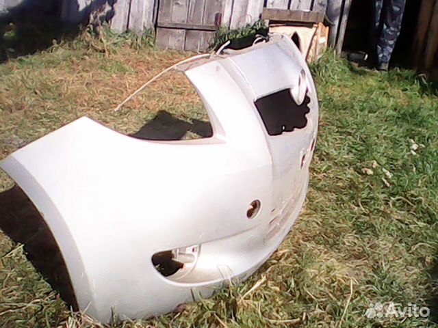 Передний бампер б/у toyota Vitz-KSP90