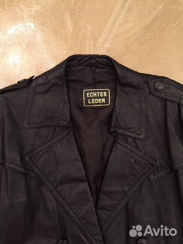 Плащ-пальто кожаный Плащ-пальто кожаный