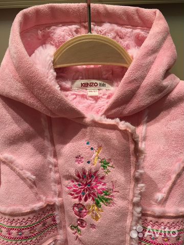 Новая дублёнка Kenzo, оригинал, 68 см / 6 мес Новая дублёнка Kenzo, оригинал, 68 см / 6 мес