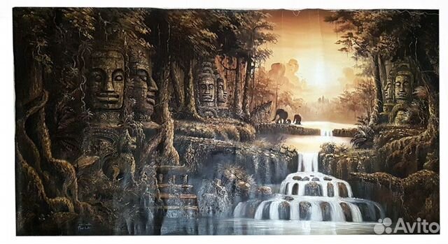 Редкая картина из дворца Короля Камбоджи - лот 3