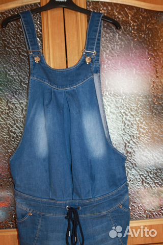 Брюки комбинезон джинсы для беременных