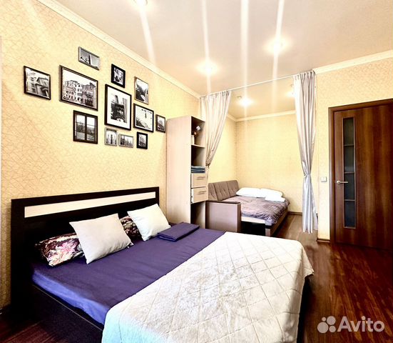 

1-к. квартира, 47 м², 2 кровати