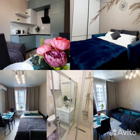 

1-к. квартира, 41 м², 2 кровати