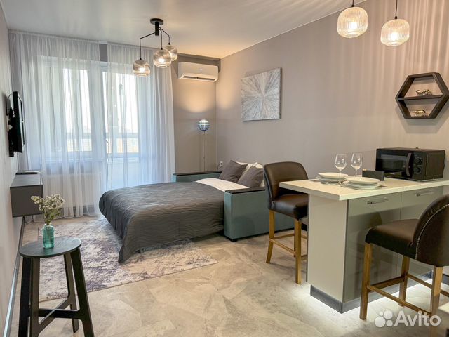 

Квартира-студия, 30 м², 2 кровати