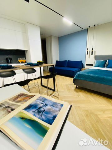 

Квартира-студия, 37 м², 2 кровати