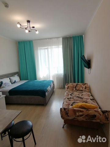 

Квартира-студия, 24 м², 2 кровати