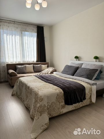 

1-к. квартира, 40 м², 2 кровати