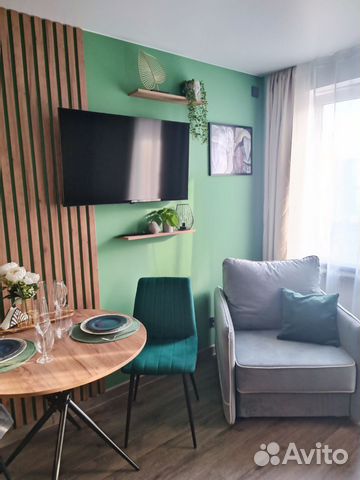 

Квартира-студия, 28 м², 2 кровати