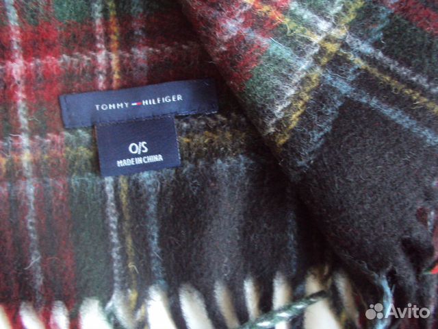 Шарф Tommy Hilfiger овечья шерсть B подар коробке