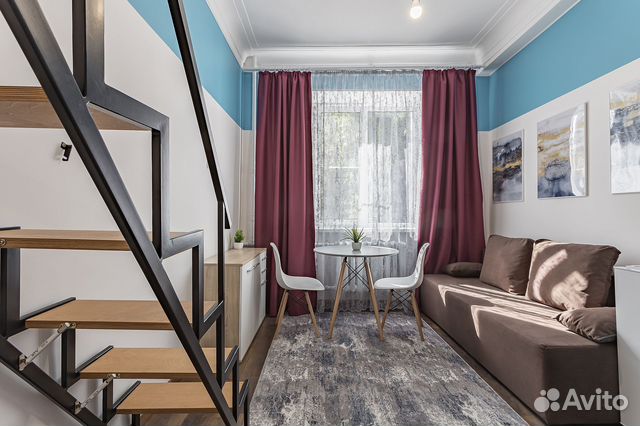

Квартира-студия, 24 м², 2 кровати