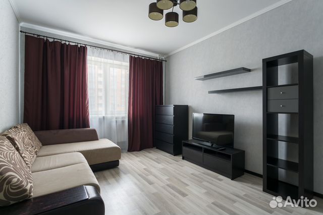 

1-к. квартира, 42 м², 2 кровати