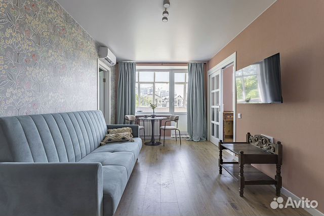 

2-к. квартира, 45 м², 2 кровати
