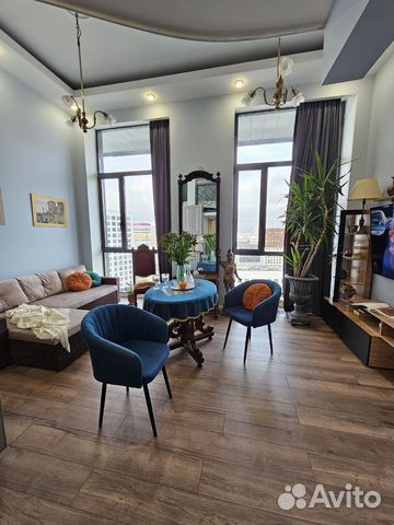 

Квартира-студия, 45 м², 2 кровати