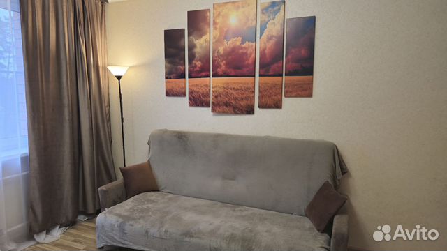 

1-к. квартира, 44 м², 2 кровати