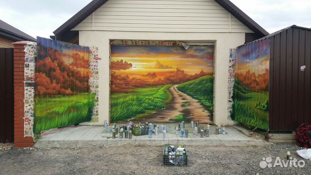 Роспись стен, граффити оформление