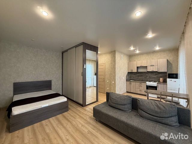 

Квартира-студия, 40 м², 2 кровати