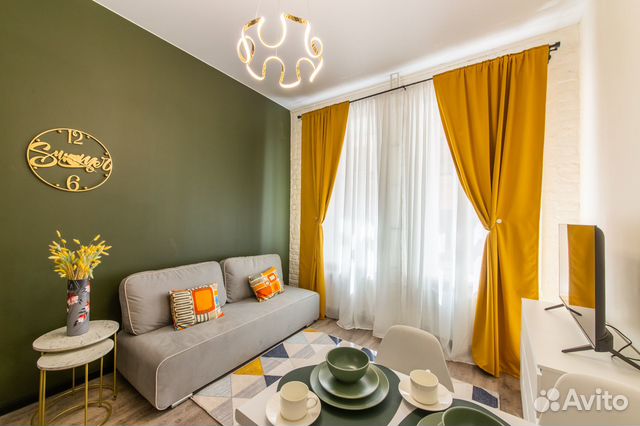 

Квартира-студия, 28 м², 2 кровати