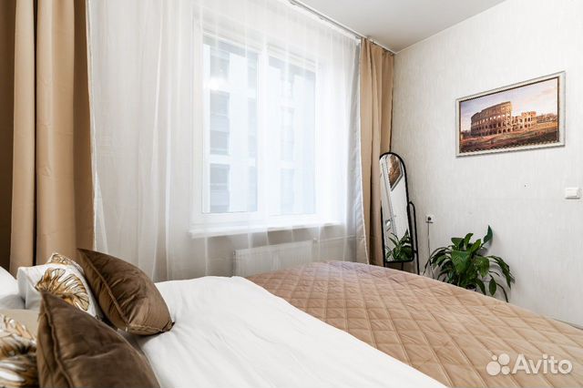 

1-к. квартира, 45 м², 2 кровати