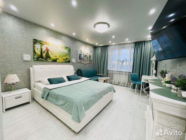 

1-к. квартира, 42 м², 2 кровати