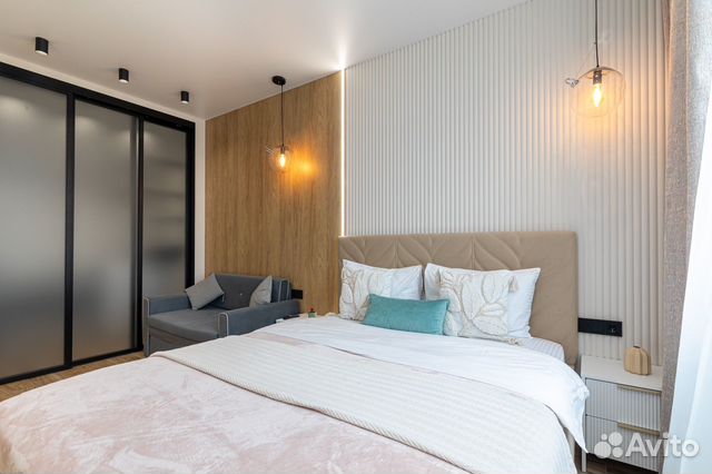 

1-к. квартира, 34 м², 2 кровати