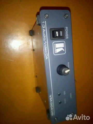 Усилитель-распределить 1:3 видео и аудио Kramer