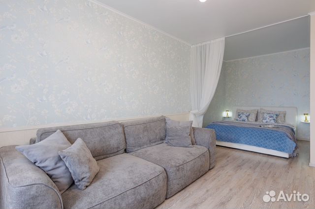 

1-к. квартира, 44 м², 2 кровати