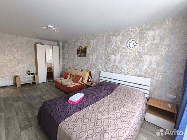 

1-к. квартира, 34 м², 2 кровати