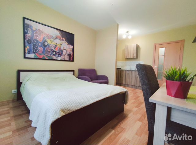 

Квартира-студия, 26 м², 2 кровати