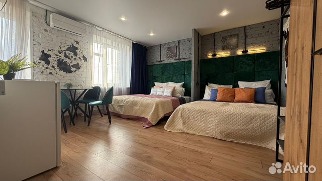 

Квартира-студия, 38 м², 2 кровати