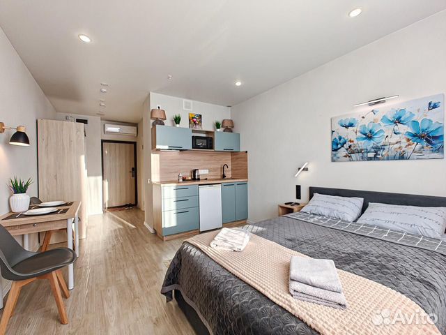 

Квартира-студия, 22 м², 2 кровати
